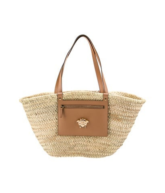 Versace Straw Tote