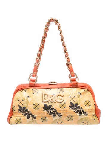 Dolce & Gabbana Leather Shoulder Bag Vintage