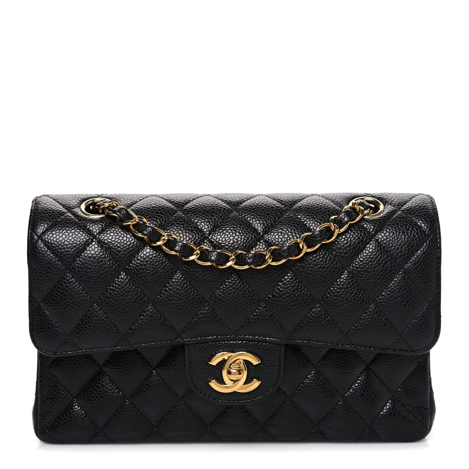 Chanel Caviar Quilted Small Double Flap Black