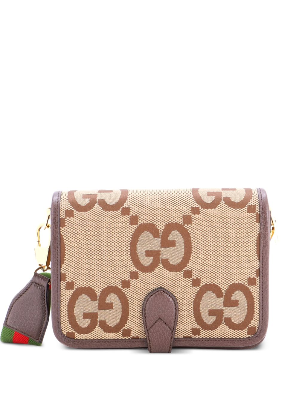 Buckle Messenger Bag Jumbo GG Canvas Small crossbody bag