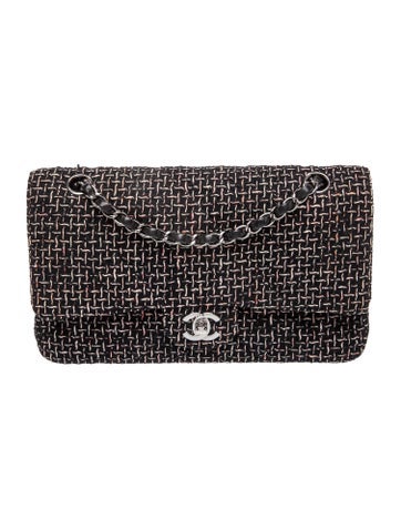 Medium Tweed Classic Double Flap Bag