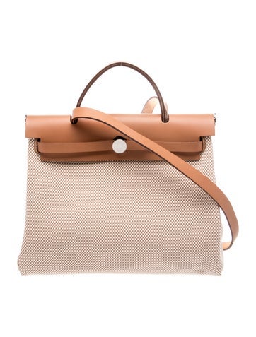 Hermes Toile Criss Viking & Vache Hunter Herbag Zip 31