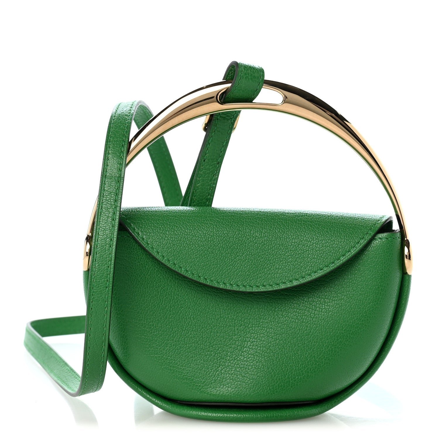 Hermes Chevre Chamkila En Piste Clutch Bambou