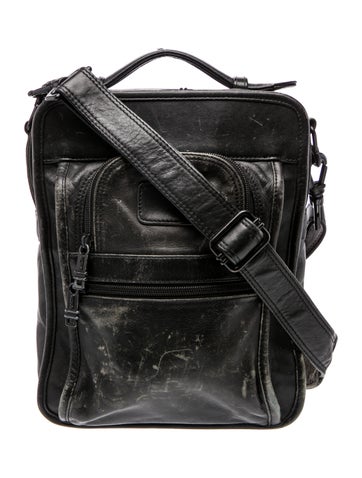 Tumi Leather Crossbody Bag