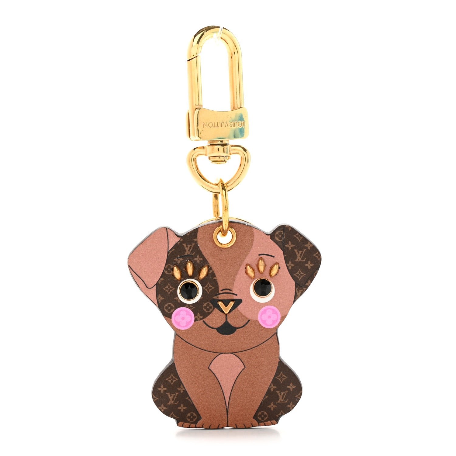 Louis Vuitton Monogram Puppy Bag Charm Key Holder