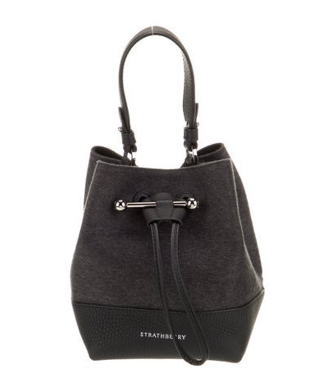 Strathberry Leather Top Handle Bag