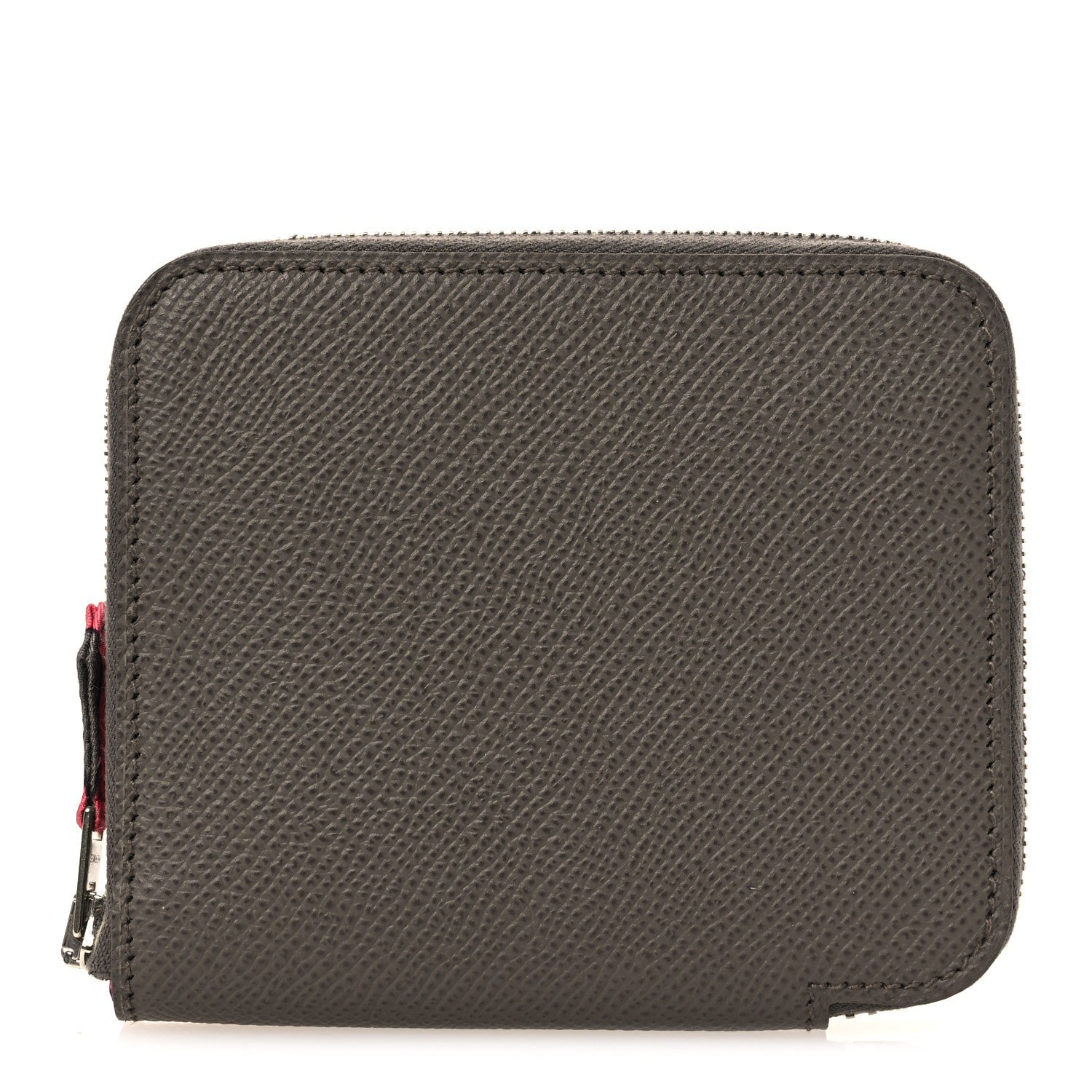 Hermes Epsom Silk'in Compact Wallet Etain