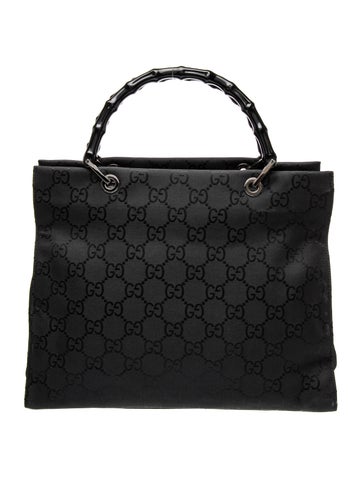 GG Nylon Top Handle Bag Vintage