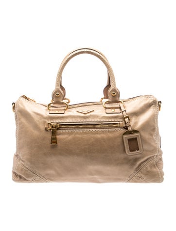 Vitello Daino Leather Vitello Leather Handle bag