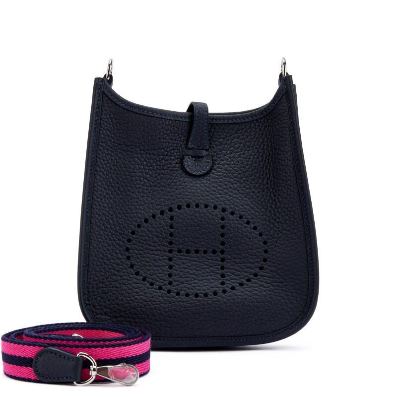 Hermes Caban Clemence Mini Evelyne II TPM 16 Palladium Hardware, 2024
