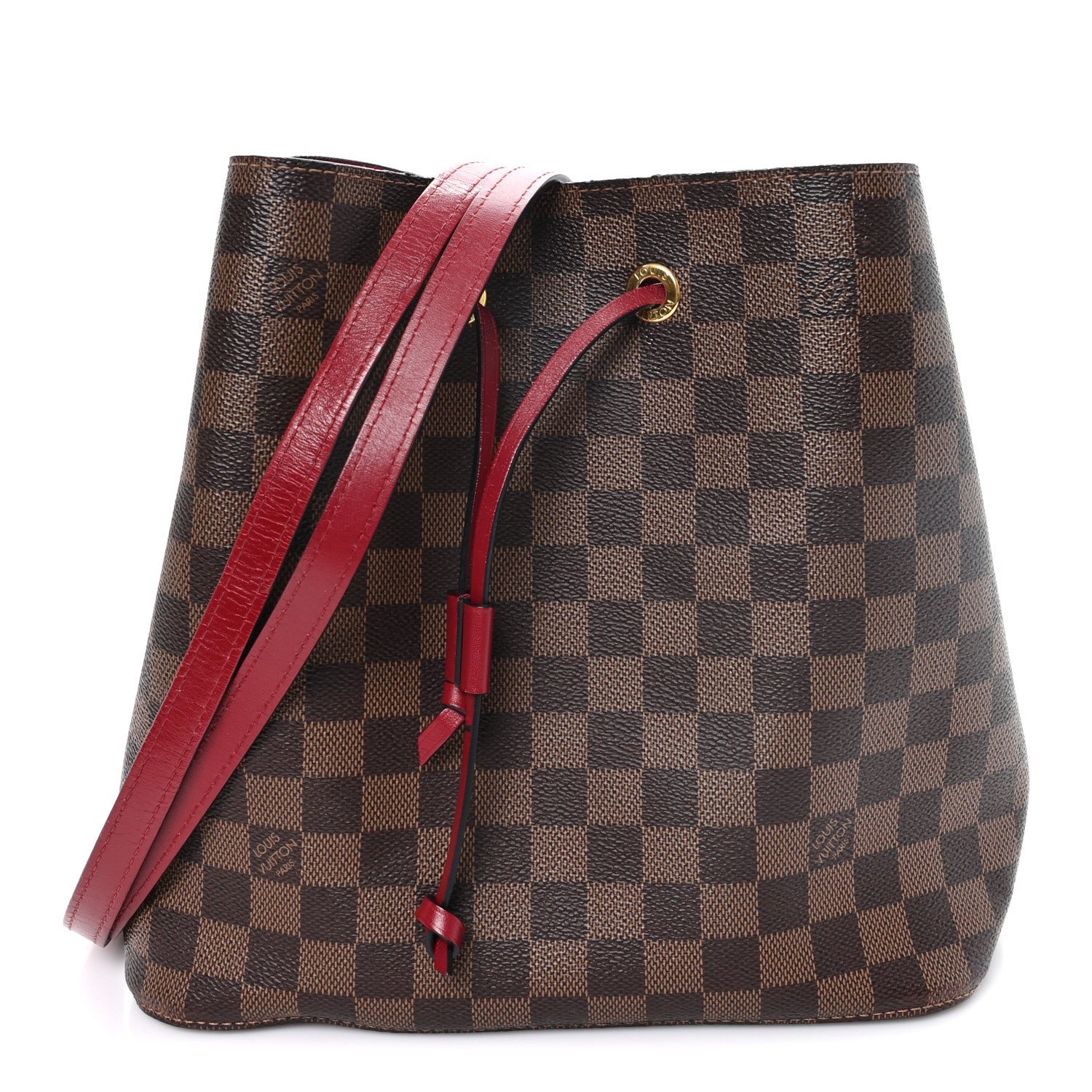 Louis Vuitton Damier Ebene Neonoe MM Cherry Berry