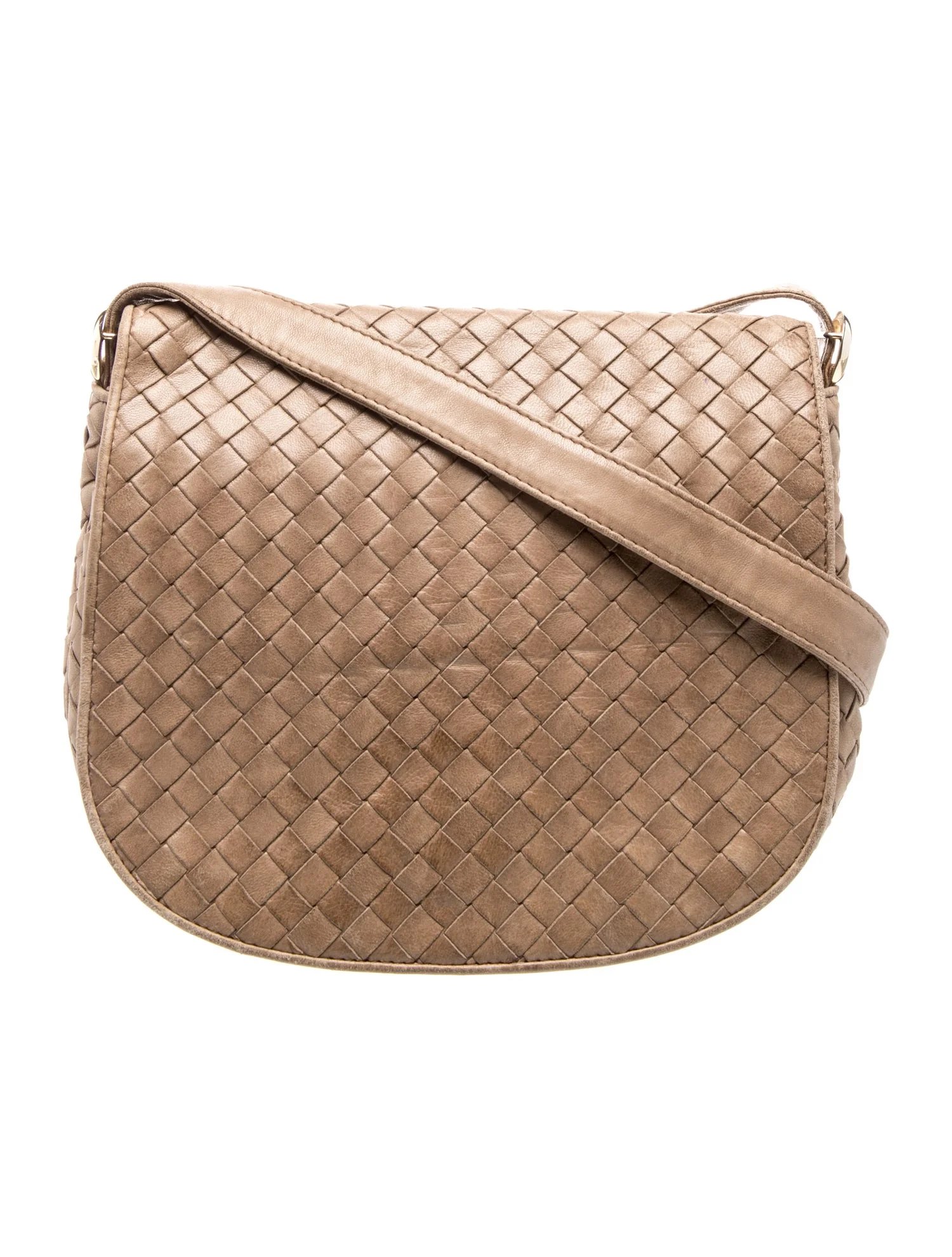 Intrecciato Crossbody Bag Vintage