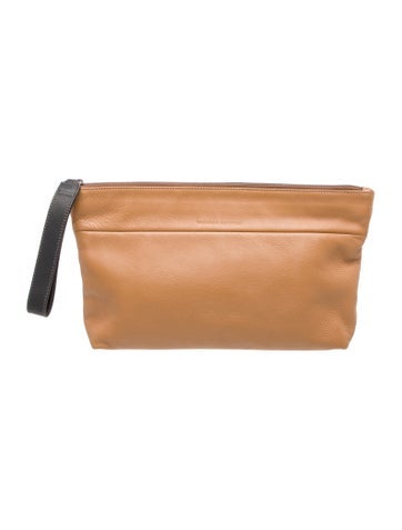 Brunello Cucinelli Leather Top Handle Bag