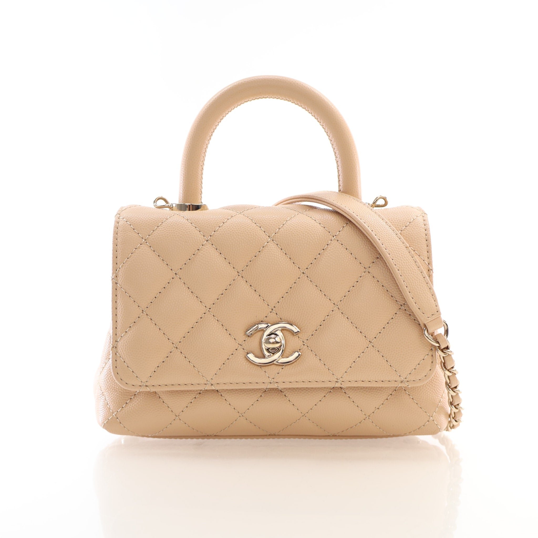 Chanel Mini Caviar Coco Handle Bag