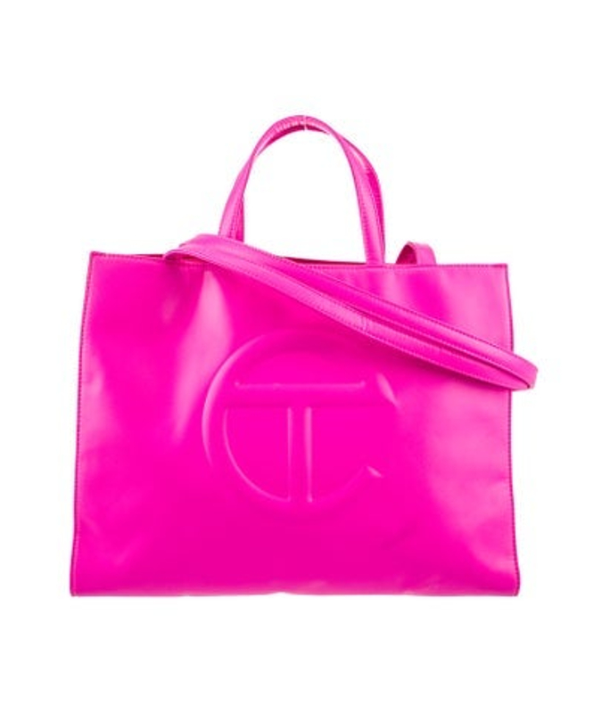 Telfar Vegan Leather Medium Azalea Shopping Bag Medium