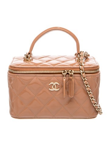 Small Top Handle Vanity Case w/ Chain