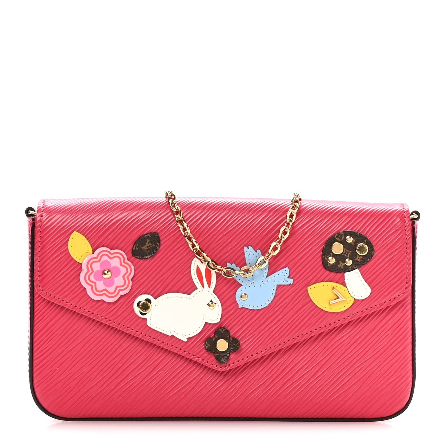 Louis Vuitton Epi Easter Bunny Bird Pochette Felicie