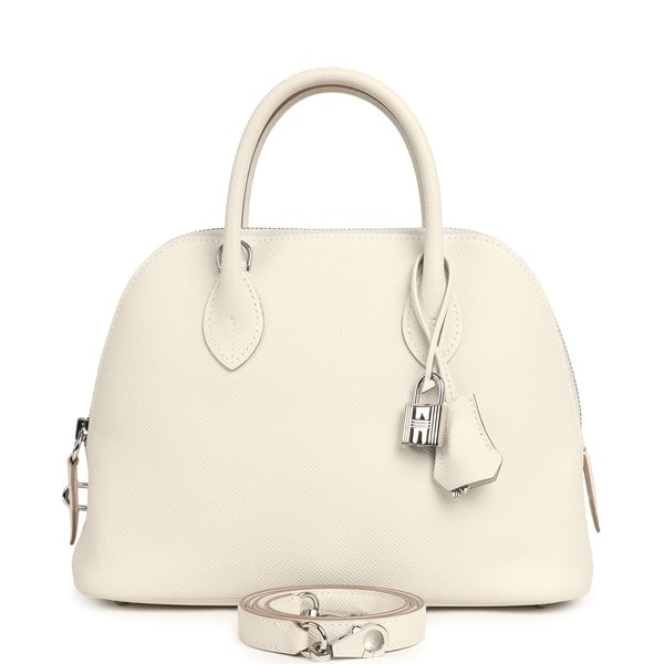 Hermes Hermes 1923 Bolide 25 Gris Pale Epsom Palladium Hardware
