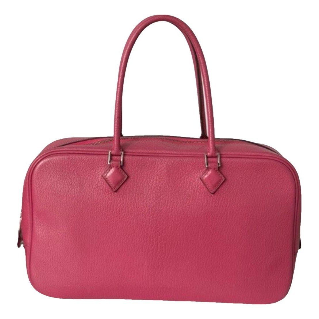 Plume leather handbag