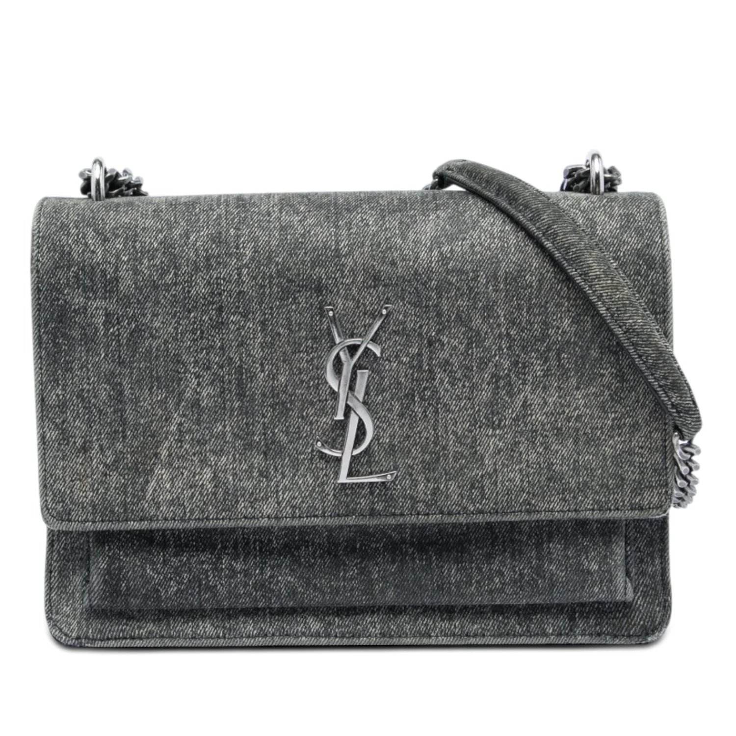 Medium Denim Monogram Sunset Crossbody