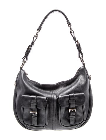 Enameled Metal Triangle Shoulder Bag