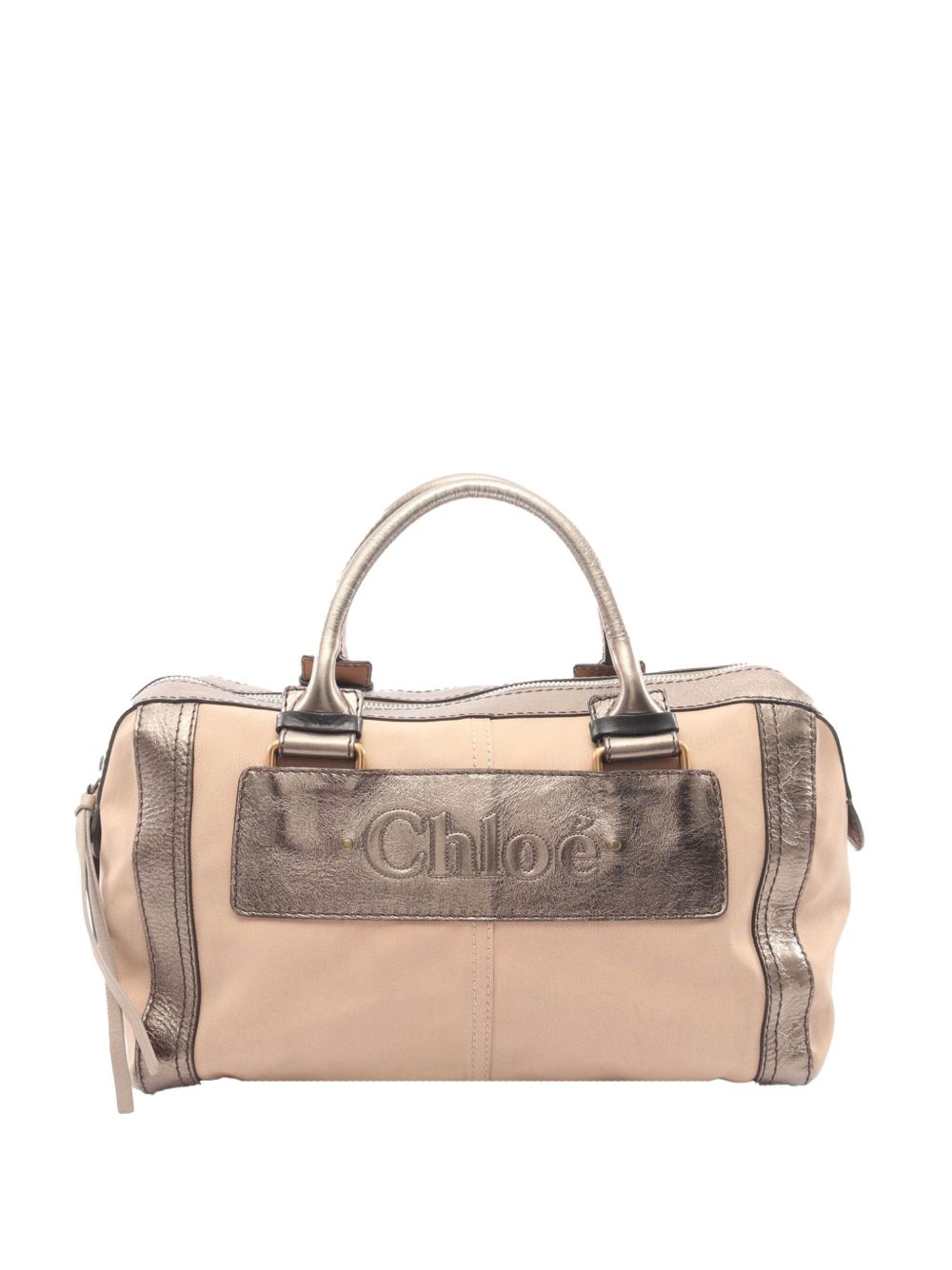 2010-2026 Canvas Metallic Logo boston bag