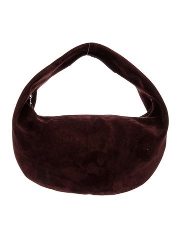 Suede Top Handle Bag