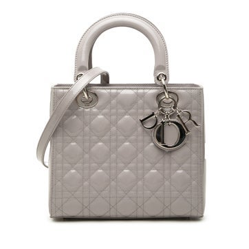 Dior Medium Patent Cannage Lady Dior