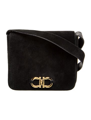 Ferragamo Suede Crossbody Bag