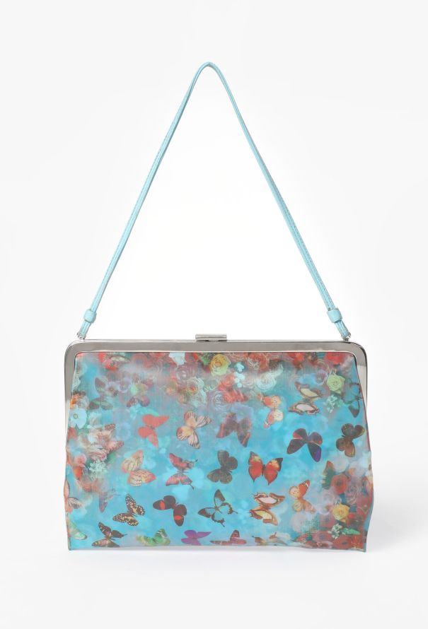 Dolce & Gabbana Fall 1999 Holographic Butterflies Mini Clasp Bag