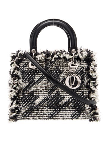 Tweed Medium Lady Dior Bag Medium