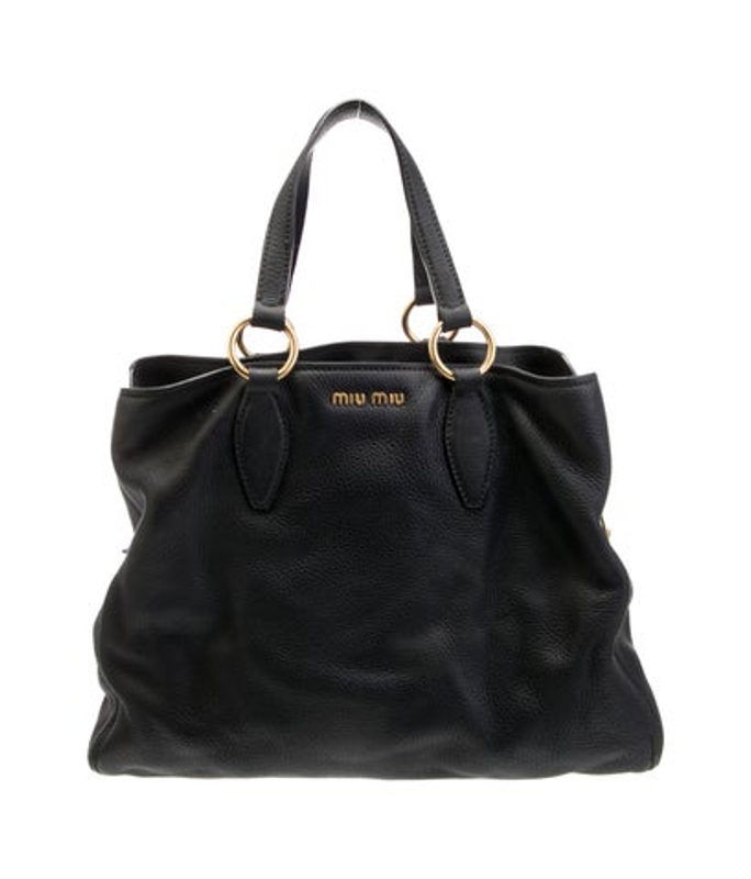 Miu Miu Miu Leather Tote