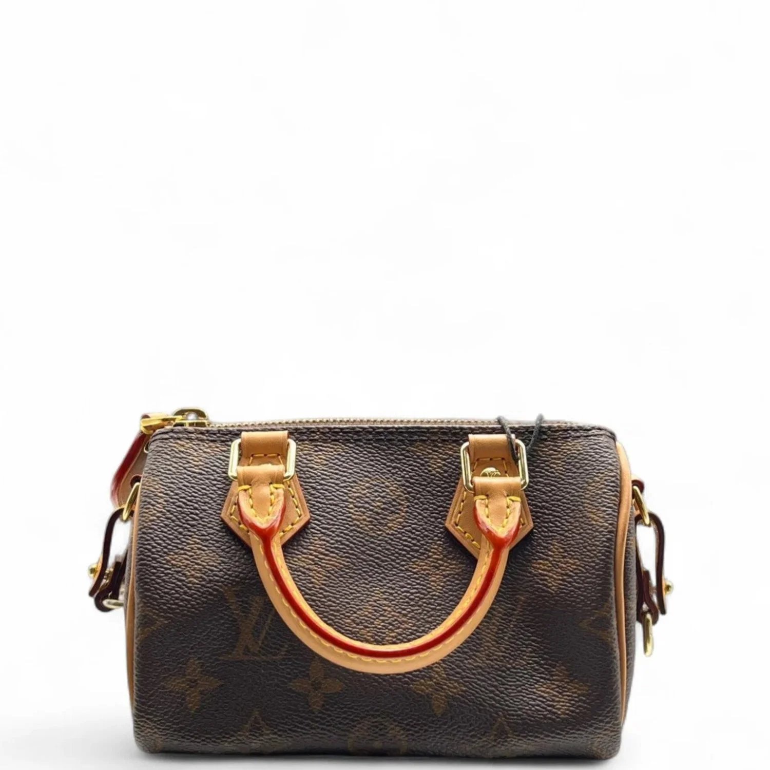 Louis Vuitton Coated Canvas Speedy Bandouliere Nano