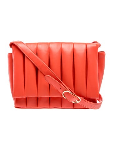 Themoire Leather Crossbody Bag