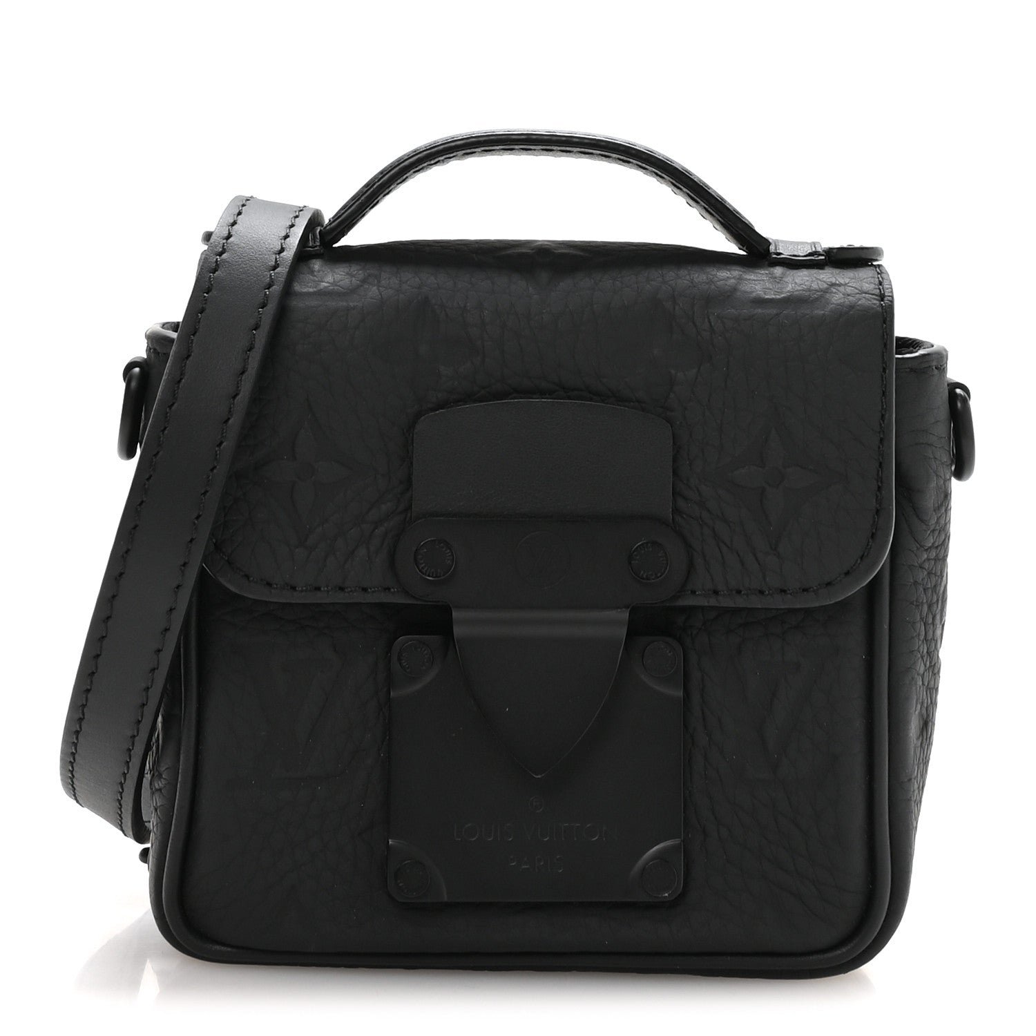 Louis Vuitton Taurillon Monogram Pico S Lock Ultra Black