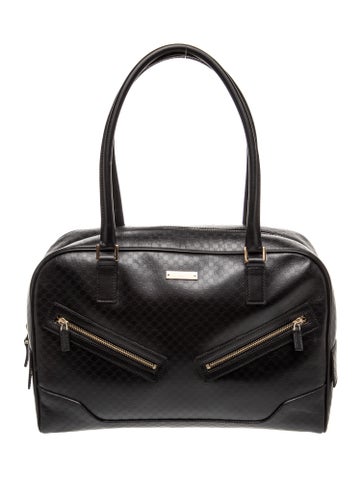 Microguccissima Top Handle Bag Vintage