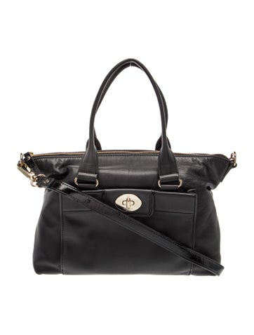 Leather Top Handle Bag