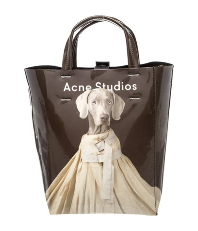 Acne Studios Studios Patent Leather Top Handle Bag