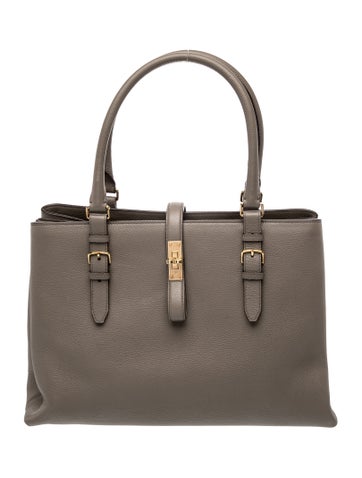 Bally Leather Top Handle Bag