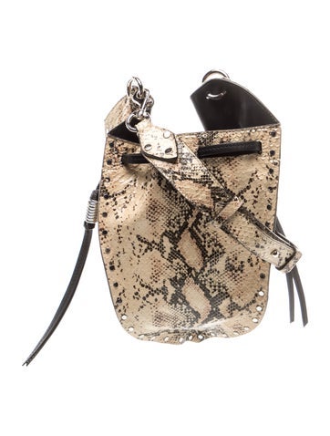 Isabel Marant Embossed Leather Crossbody Bag