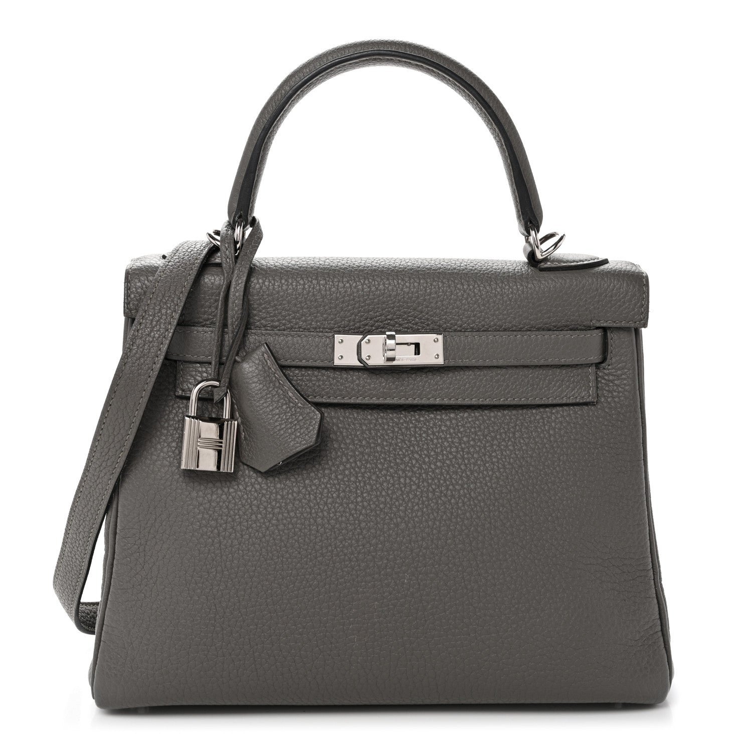 Hermes Hermes Togo Kelly Retourne 25 Etain
