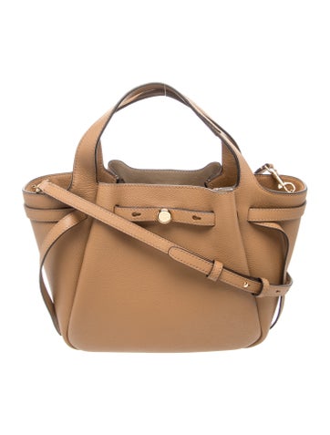 Leather Top Handle Bag