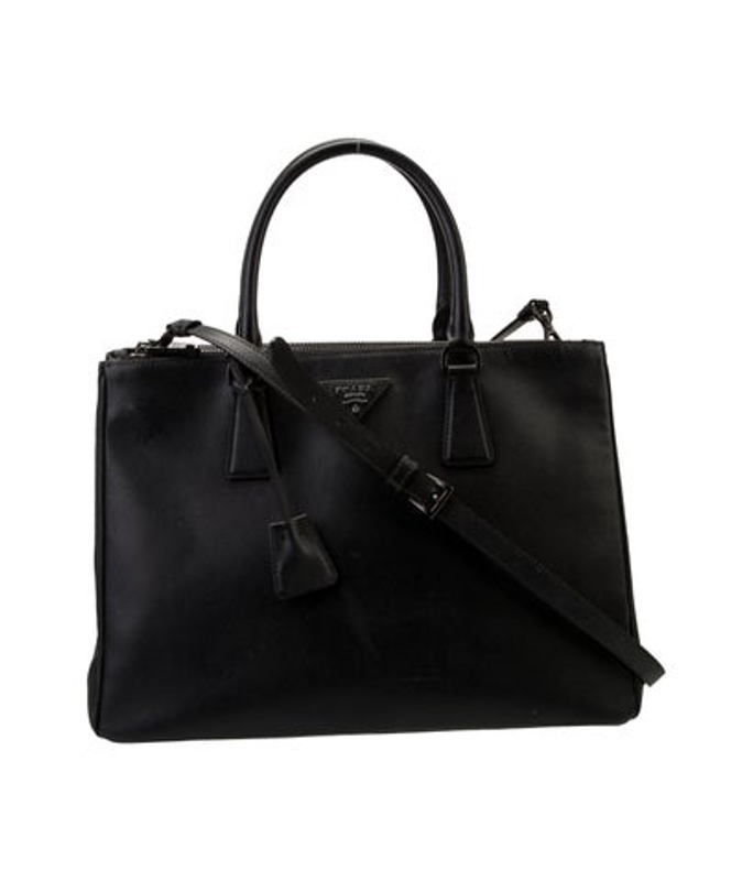 Prada Saffiano Lux Leather Galleria Double Zip Large