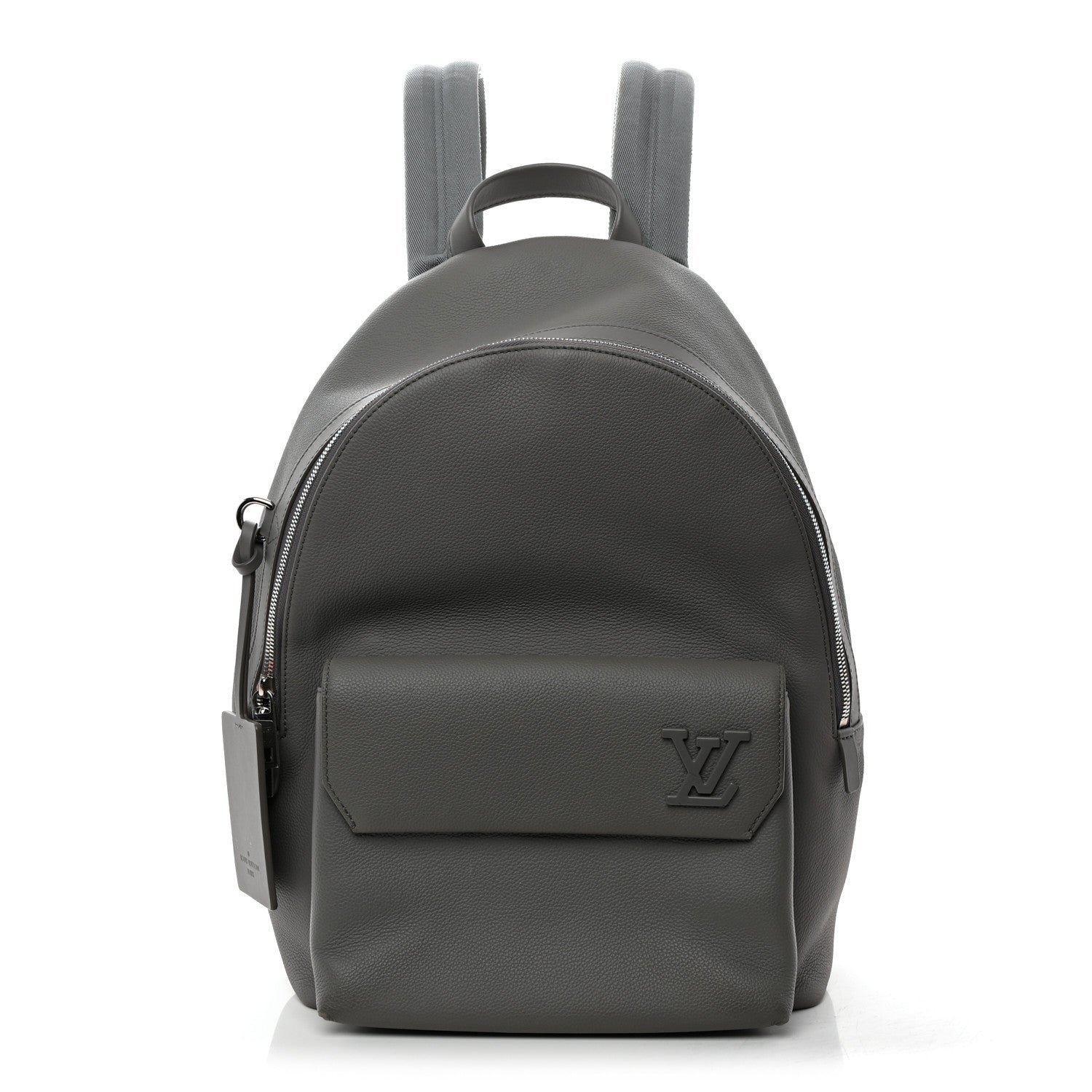 Louis Vuitton Grained Calfskin Aerogram Takeoff Backpack Grey
