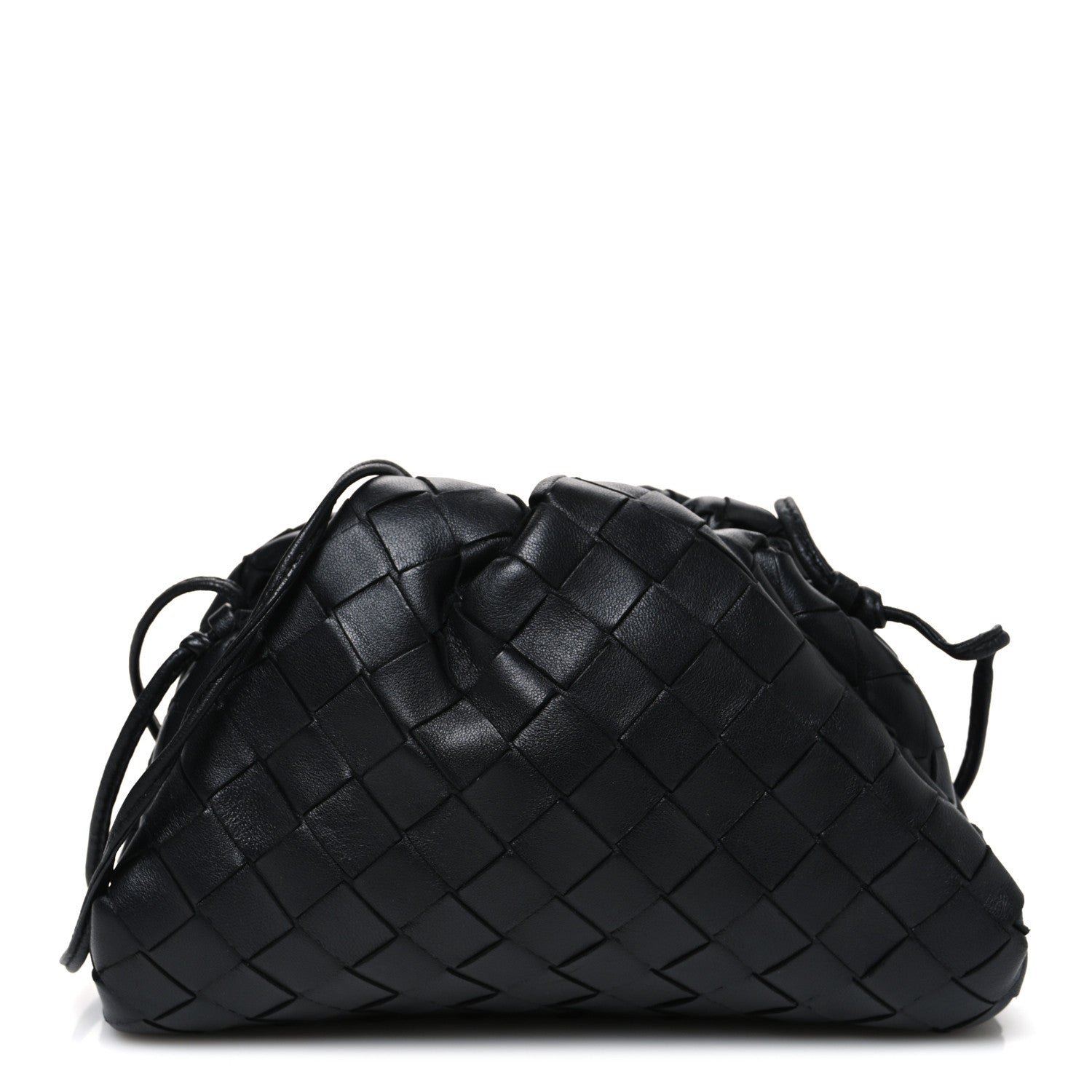 Bottega Veneta Nappa Intrecciato The Mini Pouch Black