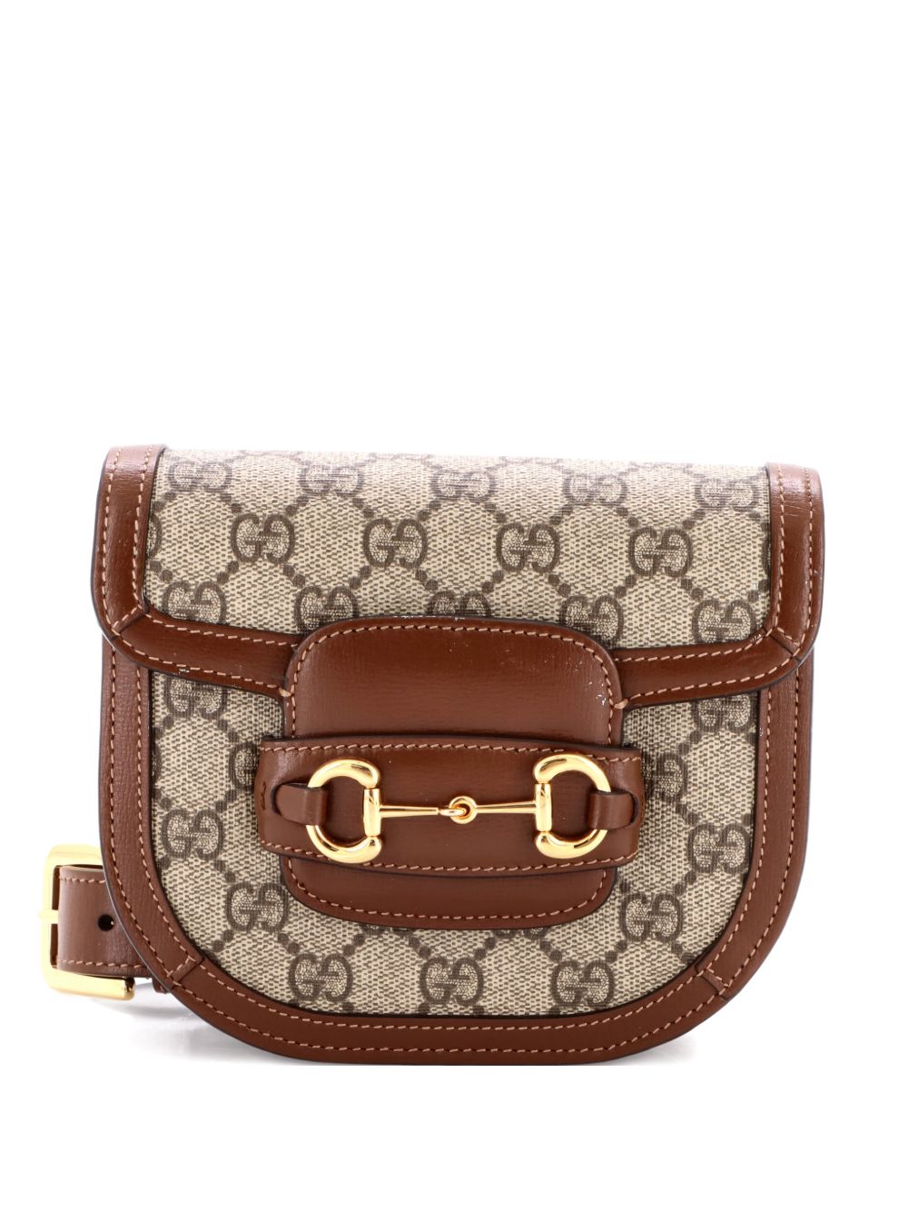 Horsebit 1955 GG Coated Canvas with Leather Mini belt bag
