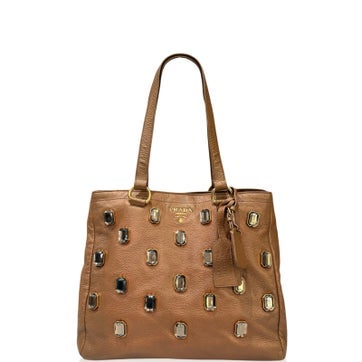 City Calf Leather Tote