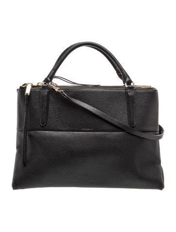 Leather Top Handle Bag