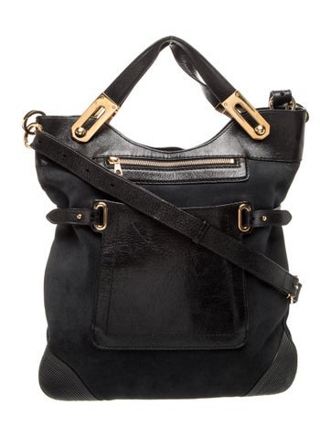 Balenciaga Suede Shoulder Bag