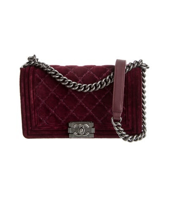 Chanel Medium Velvet Boy Bag